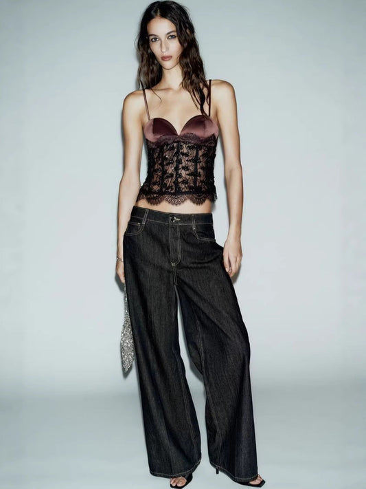 Alchimie Lace Corset Bustier Top