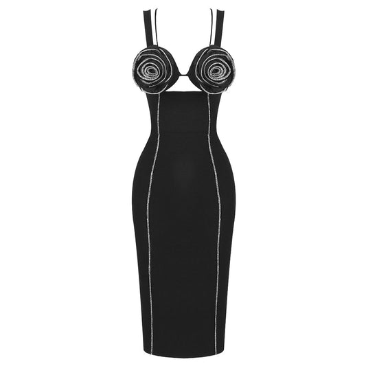 Ariella Bodycon Midi Dress