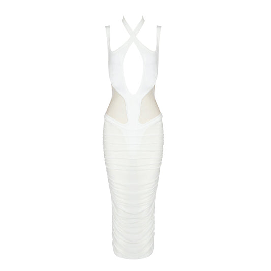 Hortense Cut Out Midi Dress