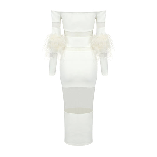 Cosette Off Shoulder Midi Dress