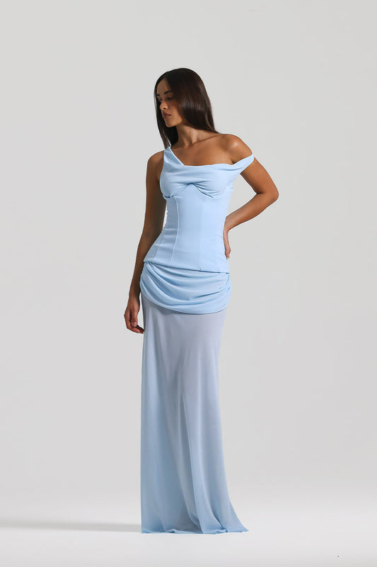 Mélanie One Shoulder Maxi Dress