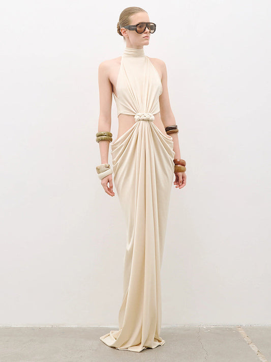 Séraphine Twist-Cutout Maxi Dress
