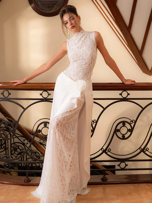 Floriane Lace Maxi Dress