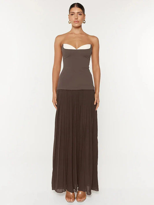 Ludivine Strapless Maxi Dress