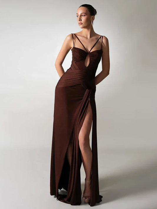 Paloma Multi-Strap Cut-Out Maxi Dress