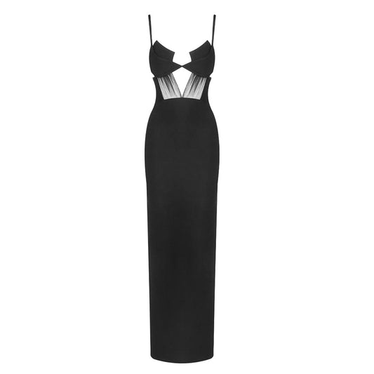 Modernité Cutout Fringe Maxi Dress